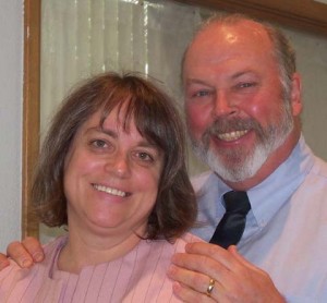 Pastor Becky and her husband, Steve